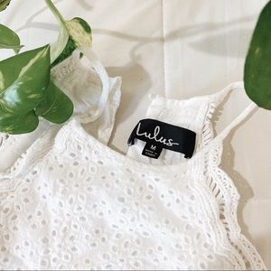 Lulu’s Doily Halter Top